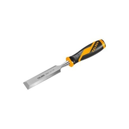 Tolsen Wood Chisel 1/4 Industrial CR-V, Grip Pro Handle, 1/4 25056